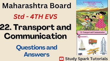 22. Transport and Communication Questions and Answers Std 4th EVS | Lesson 23 | Exercise in short
