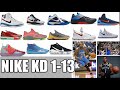 Kevin Durant Shoes: Nike KD 1-13