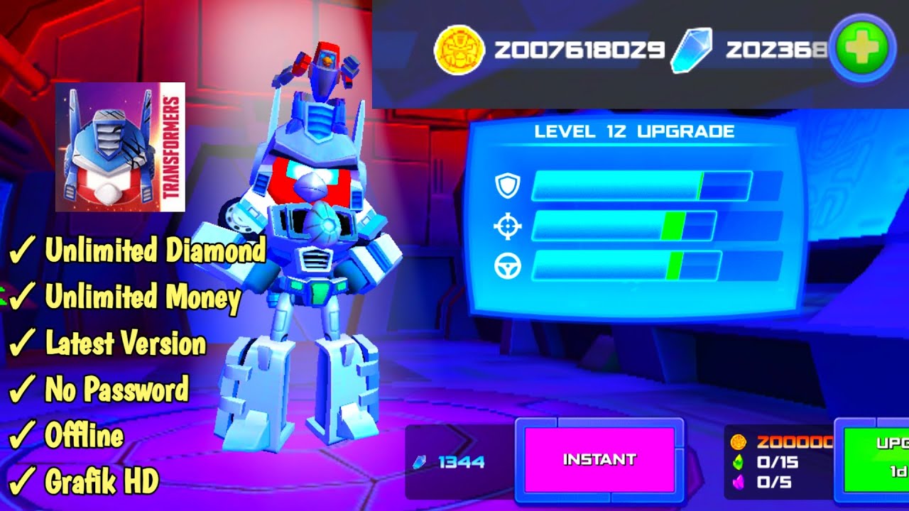 UPDATE !!! ANGRY BIRD TRANSFORMERS MOD APK TERBARU 2023 YouTube