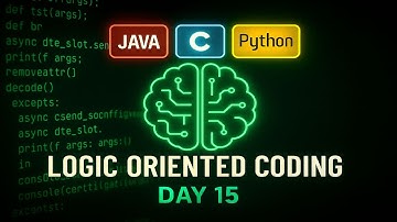 Logic Oriented Coding Day-15 | C, Java, Python Explained in Telugu | technicaltopics Live