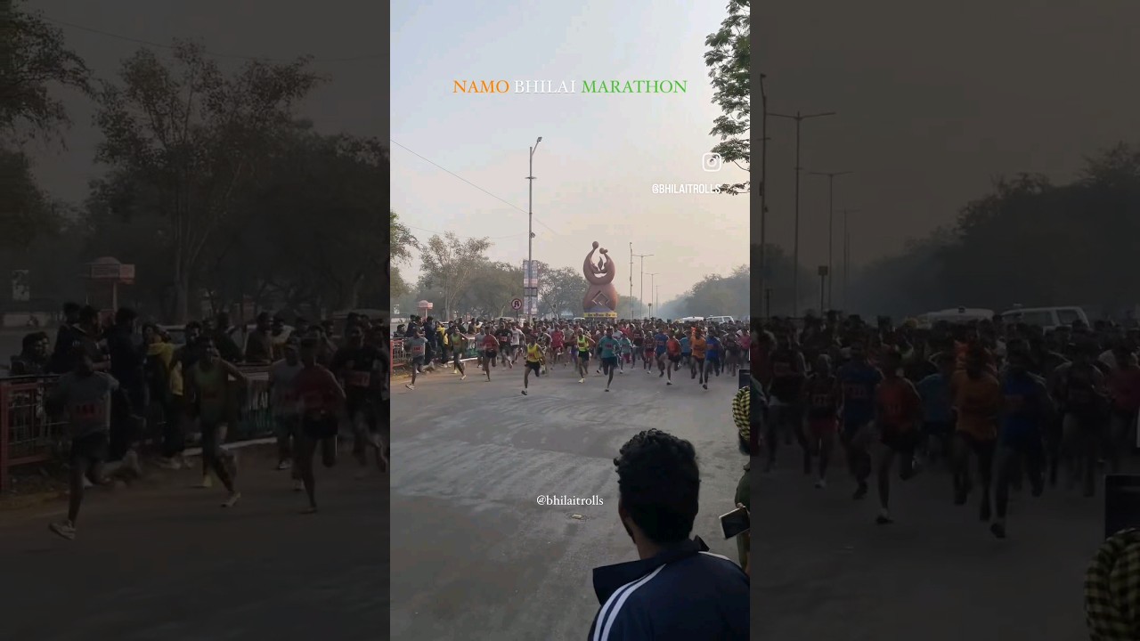 Namo Bhilai Marathon 🏃‍♂️🔥