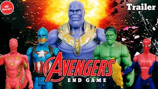 Avengers Vs Thanos Trailer M.Z AVENGERS | stop motion|( in Hindi)
