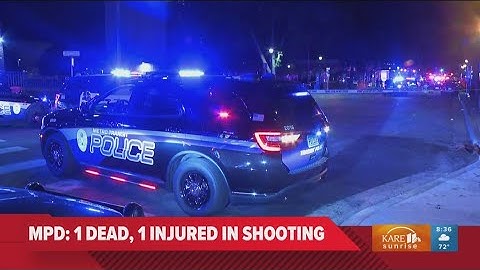 1 dead, another injured after overnight shooting in Minneapolis