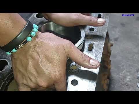 How to install liner,oring type.#DA640 isuzu