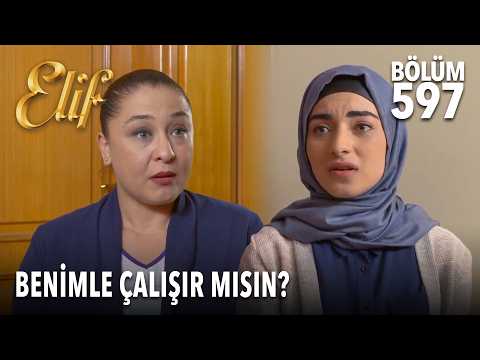 Tülay'dan Jülide'ye iş teklifi! | Elif 597. Bölüm