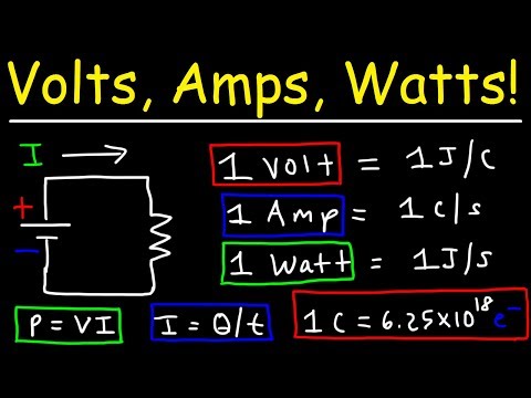 Vídeo: Com Convertir Volt-amperis A Watts