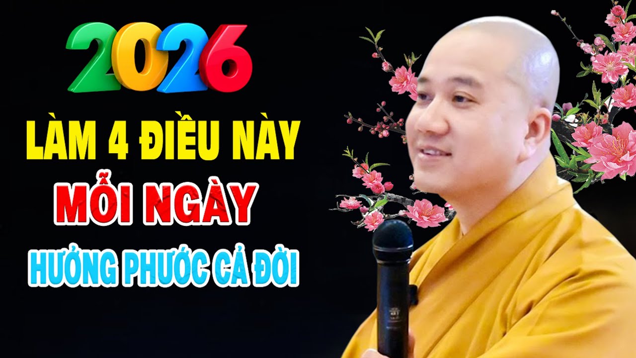Năm Mới 2026 Làm Tốt 4 Điều Này May Mắn Phước Đức Sẽ Đến - Pháp Thoại Thầy Thích Pháp Hòa