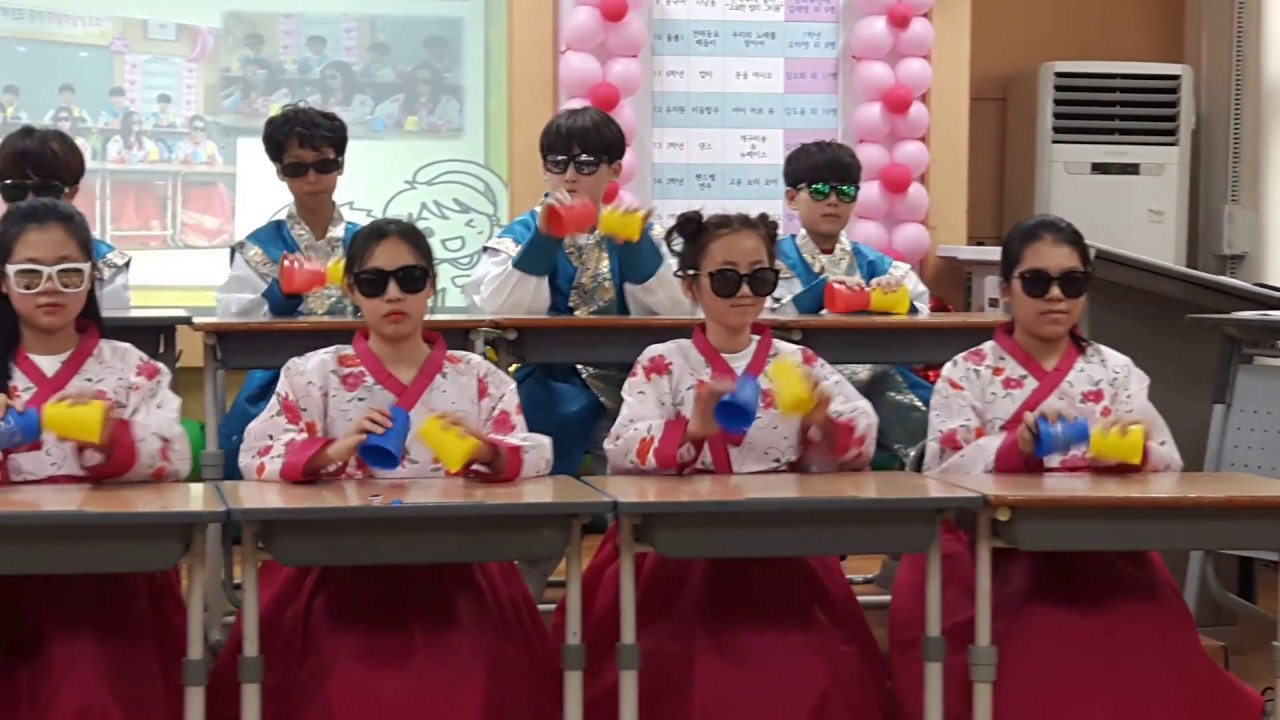 용진초 6학년 컵타