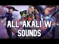 All akali w shroud sounds