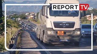 Radhë dhe trafik i ngarkuar në Durrës