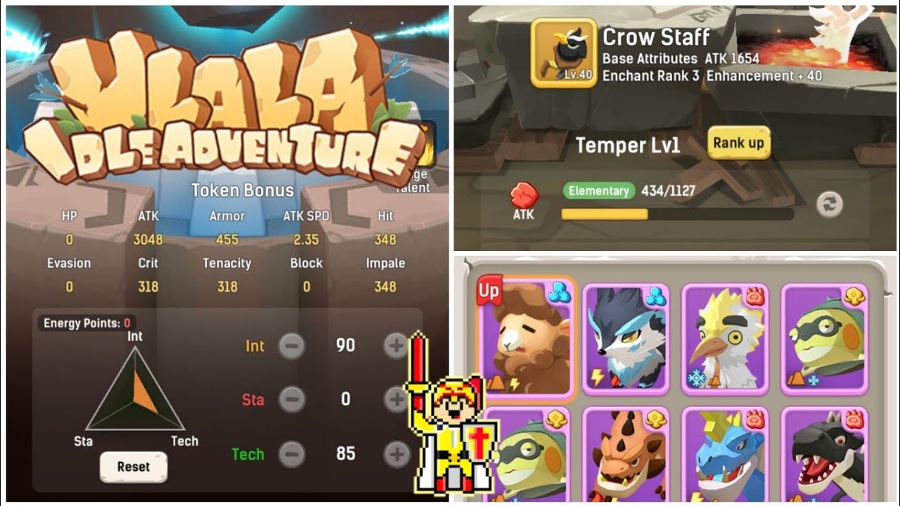 Ulala Idle Adventure Como Montar Sua Build!? YouTube