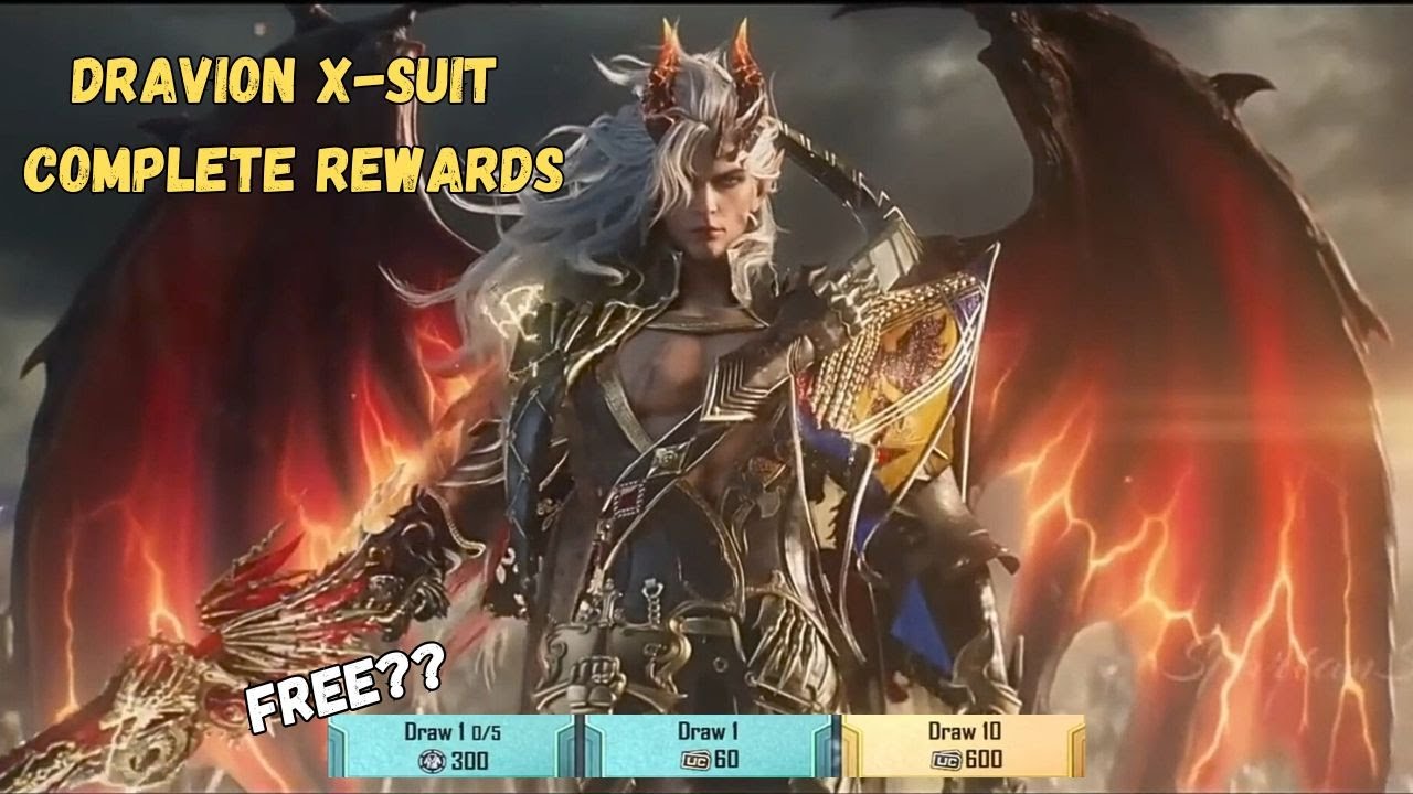 DRAVION X SUIT COMPLETE REWARDS + RELEASE DATE | X SUIT WITH SILVER COIN? 🤔