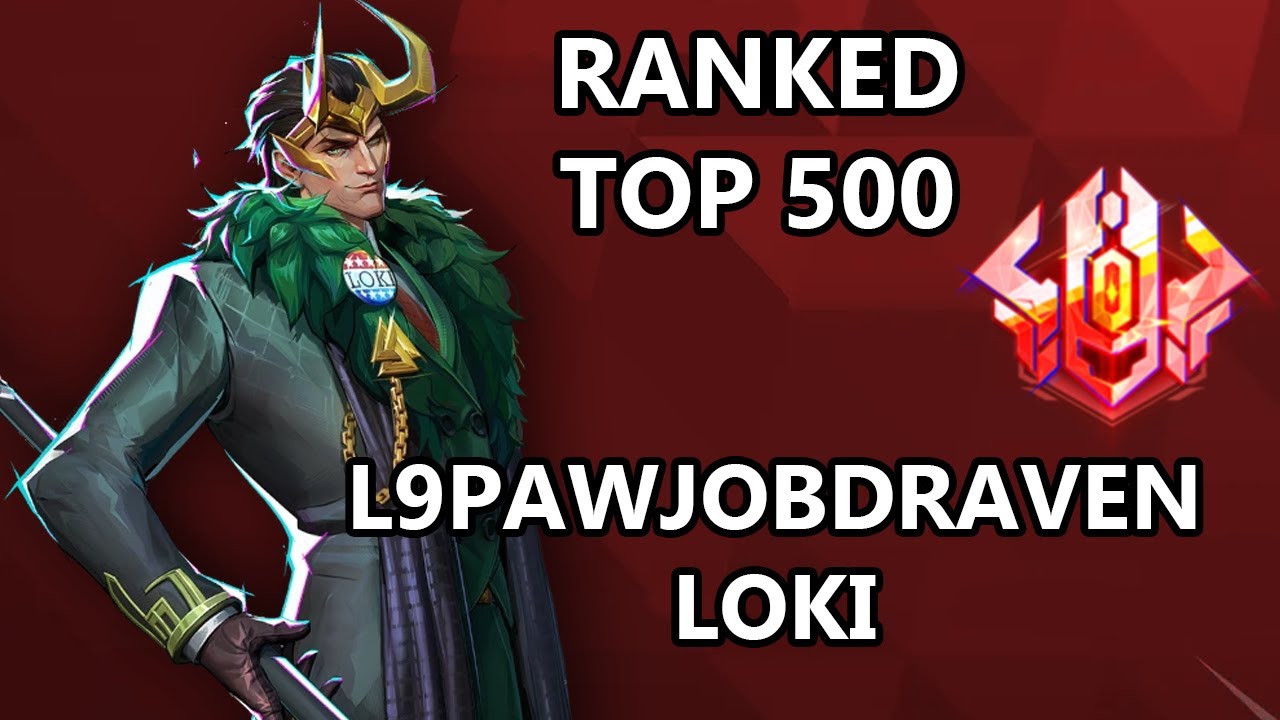 L9PAWJOBDRAVO Loki (Spider-Islands) RANKED TOP 500 Marvel Rivals POV