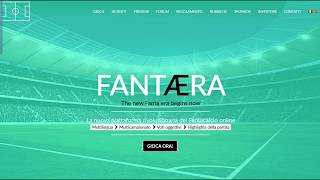 [GUIDA] Registrazione e Login - Fantacalcio di Fantaera