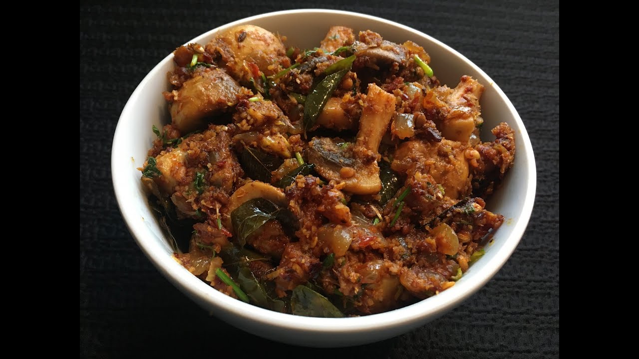 Mushroom Sukka Mushroom Dry Mushroom Masala Dry Mushroom Fry