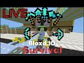 Bloxd io Survival + WEBCAM! (Live stream 14)