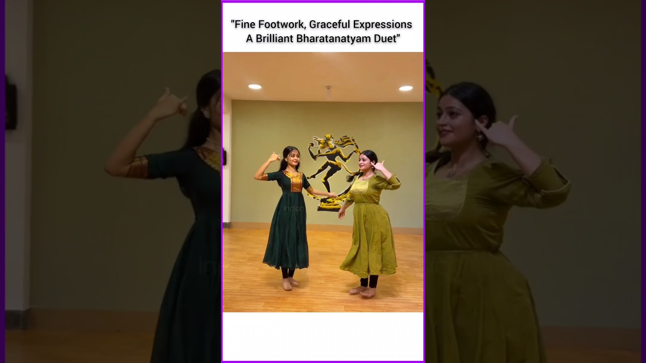 Bharatnatyam Dance By Tanushra Raghunandan & Sakshi Sudhir #icmdance #classical #dance #icmtabla