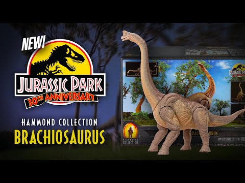 ALL NEW! Jurassic Park 30th Anniversary Brachiosaurus Toy