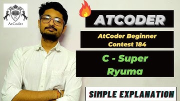 C - Super Ryuma | AtCoder Beginner Contest 184 | ATCODER