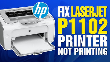 How To Fix HP LaserJet P1102 Printer Not Printing