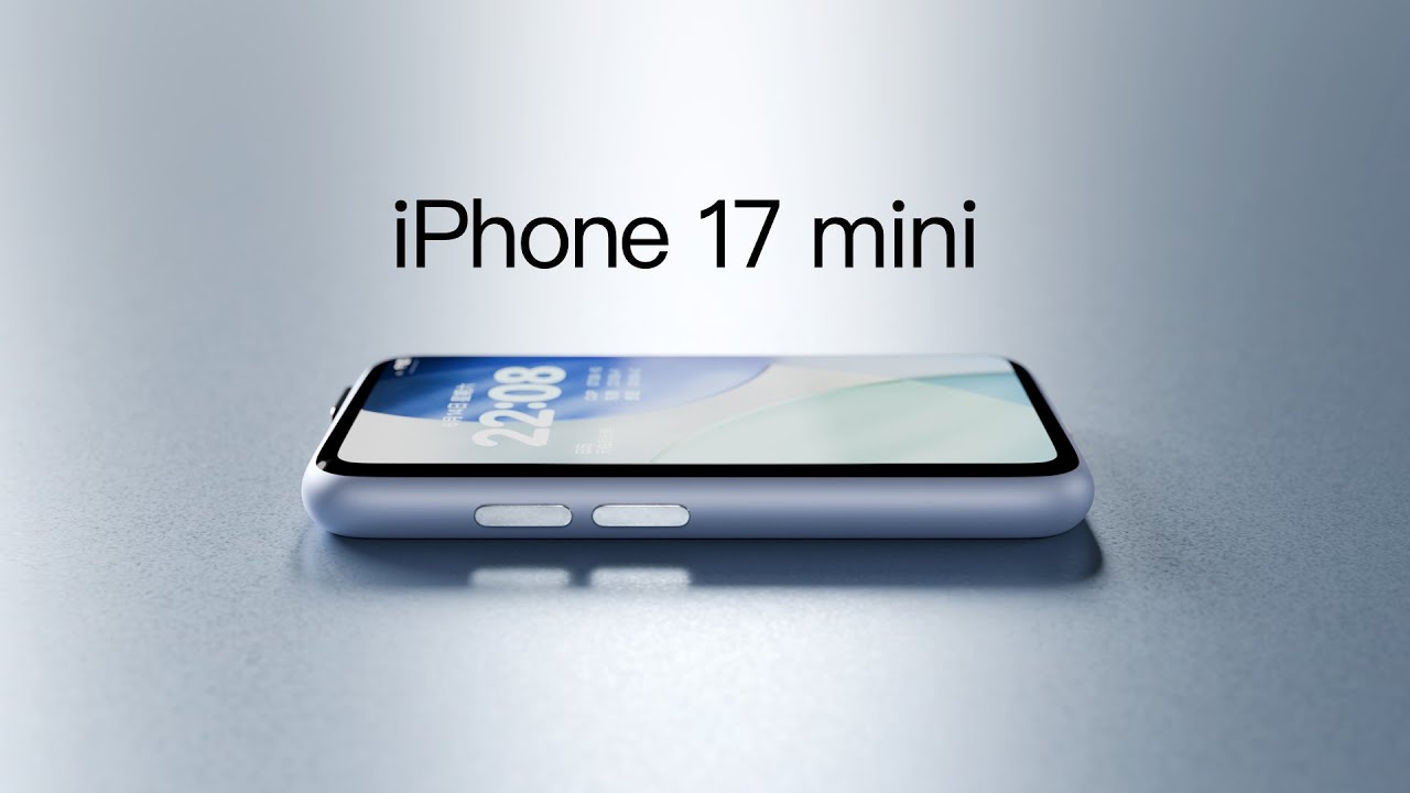 iPhone 17 mini, a true smallphone in 2025. Concept inspired by iPhone 5s.