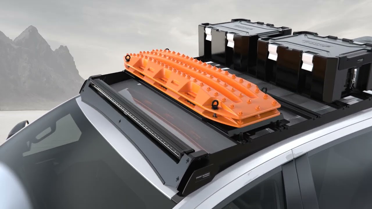 Aazon.co: Hooke Road TJ Roof Rack Aluinu Cross Bars Cargo Basket