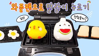 Pressing Squishy With Waffle Maker | Waffle Squishy???