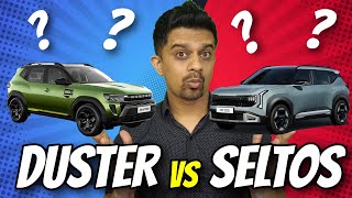 Renault Duster vs Kia Seltos | Top 10 Pros &amp; Cons of Duster &amp; Seltos | Which is a better choice?