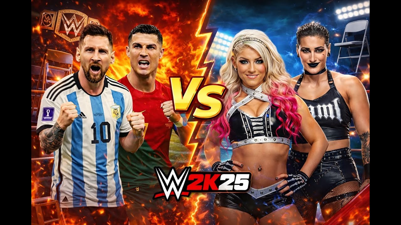 Ronaldo team vs Wwe | WWE 2k25 Live | day 1 | 🔴 