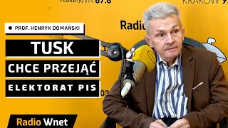 Prof. Henryk Domański: Donald Tusk ma powody by się bać. Polacy przecież nie popierają europolityki