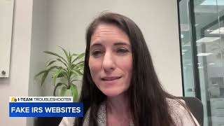 Watch out for scam websites and text impersonating the IRS