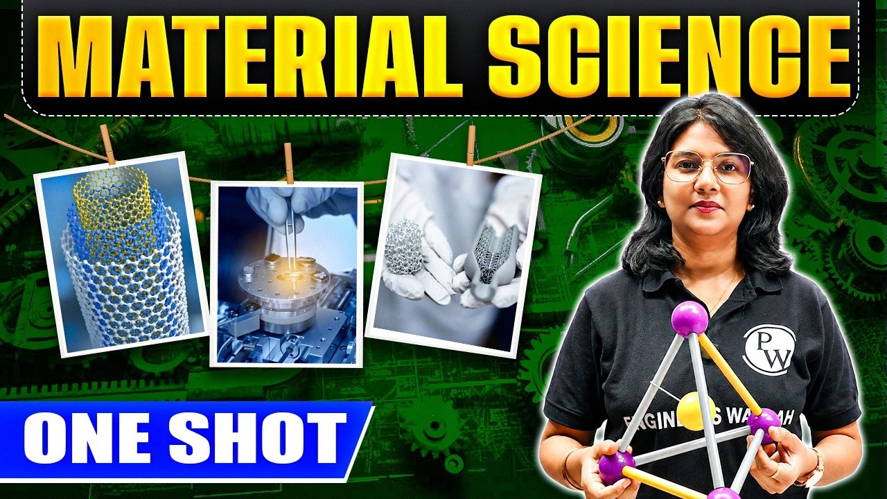 Material Science ONE SHOT | Material Science Mechanical Engineering ...