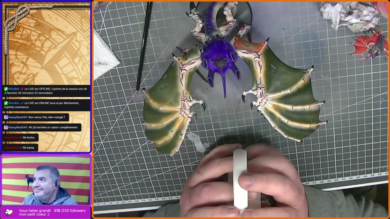 Atelier peinture Maleceptor / Tyran Ailé et autre.... Vive les cafards de l'espace  part 02 :p :)