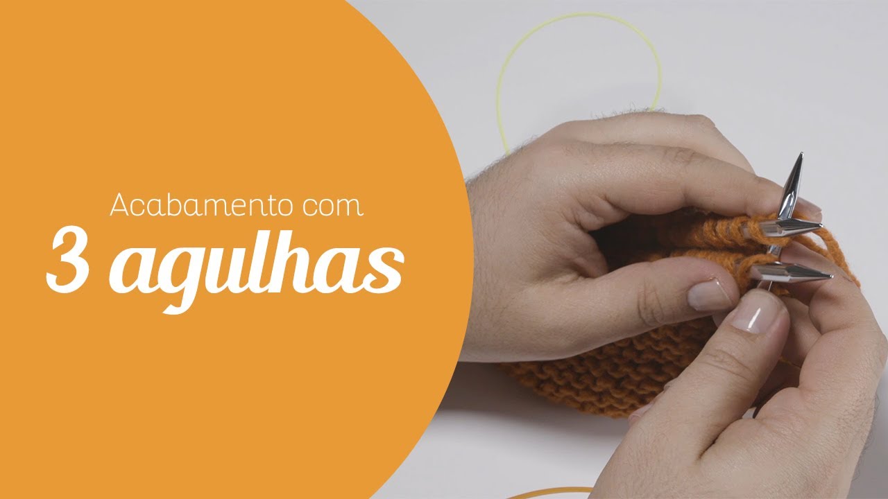 Acabamento com 3 agulhas