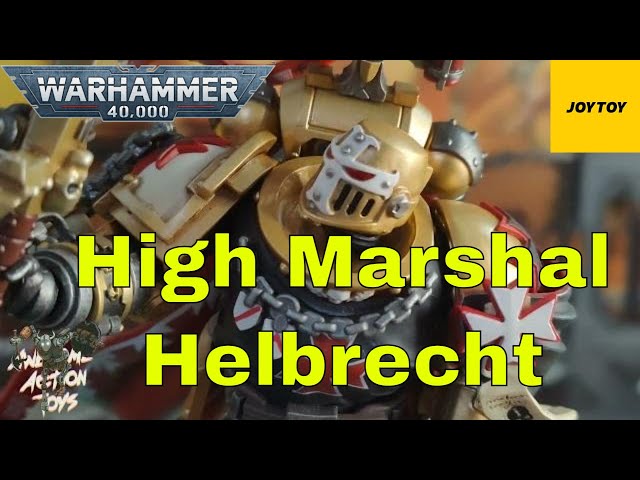 Warhammer 40k Black Templars High Marshall Helbrecht 1:18 scale