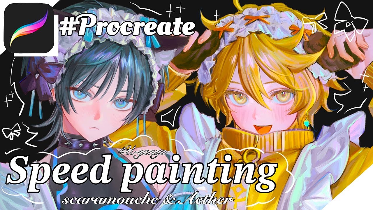 【厚塗り】⌛一緒にゆっくり作業しよう✍️【Draw with me】[Genshin/Aether/Wanderer]