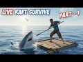 I Survived 100 Days In Raft. #gaming #survive #raft #ocean