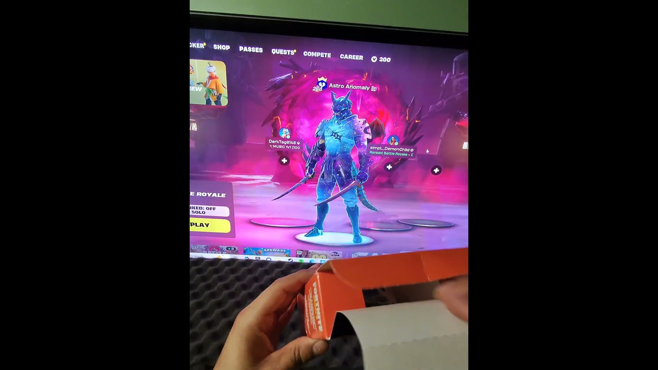 Revealing my bonus to Crystal ice fortnite Panini trading cards megabox POV Unboxing Mega Rare Pulls