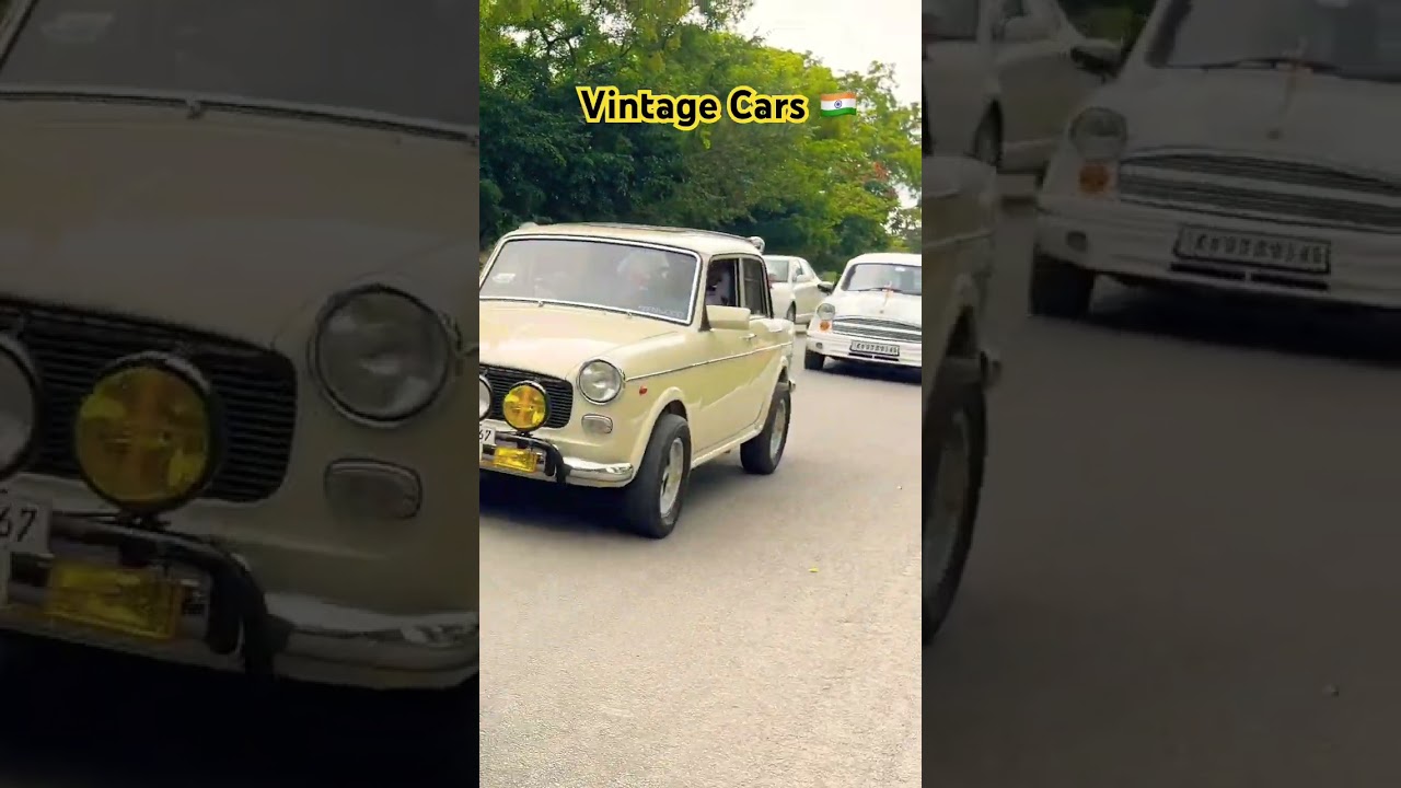 Vintage Cars Parade in Mysore🇮🇳 on 79th Independence Day 