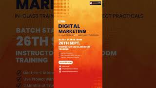 Best Digital Marketing Certification Course 100% Placement Assistance Digital Marketing Bangalore