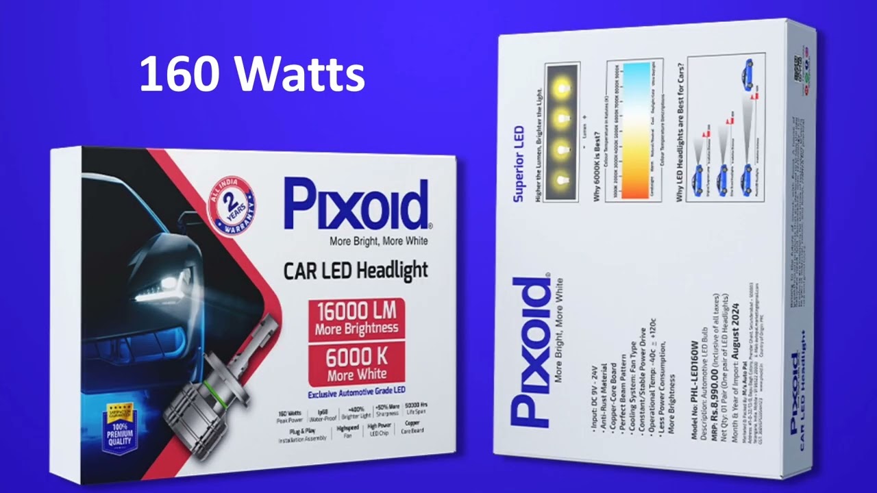 Pixoid Car LED Headlights Range