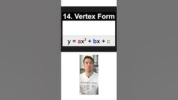 Vertex Form of a Quadratic (SAT Math Formula 14/23)