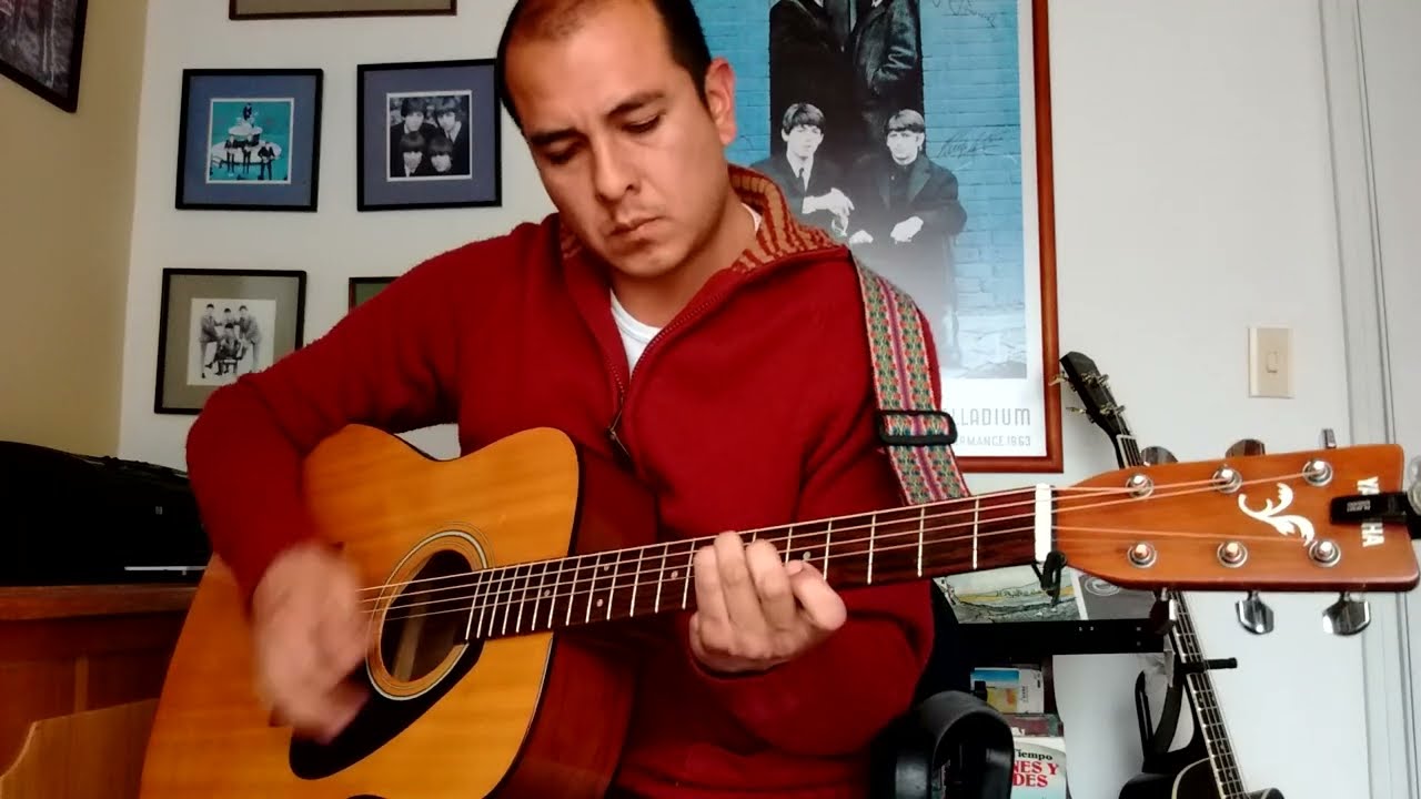 The Beatles - Step Inside Love / Los Paranoias (Acoustic Guitar Cover)