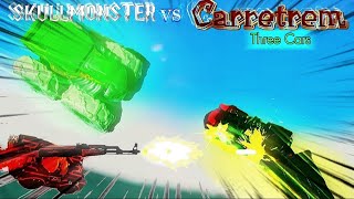 Three Cars | Skullmonster vs. Carretrem. Animation (Stop Motion)