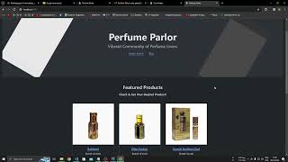 Perfume Parlor - RDBMS Lab Project Demonstration