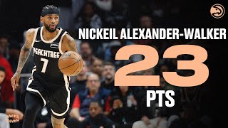 Nickeil Alexander-Walker Scores 23 Points Off Bench For Hawks Vs. Spurs