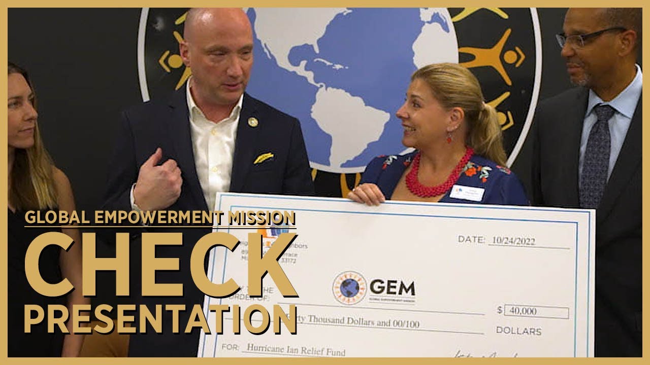 Neighbors 4 Neighbors Presents GEM with a $40,000 Check!