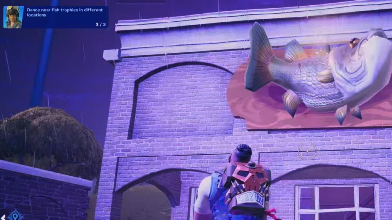 Dance Near Fish Trophy Locations, Chapter 1 Season 1 OG, Fortnite