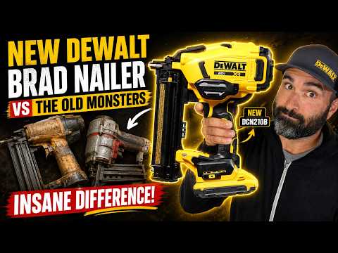 NEW DEWALT Brad Nailer vs the Old Monsters The Difference Is Insane!