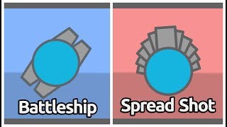 Battleship vs Spread Shot | (Diep io 1v1) Battleship vs Spread Shot | (Diep io 1v1)